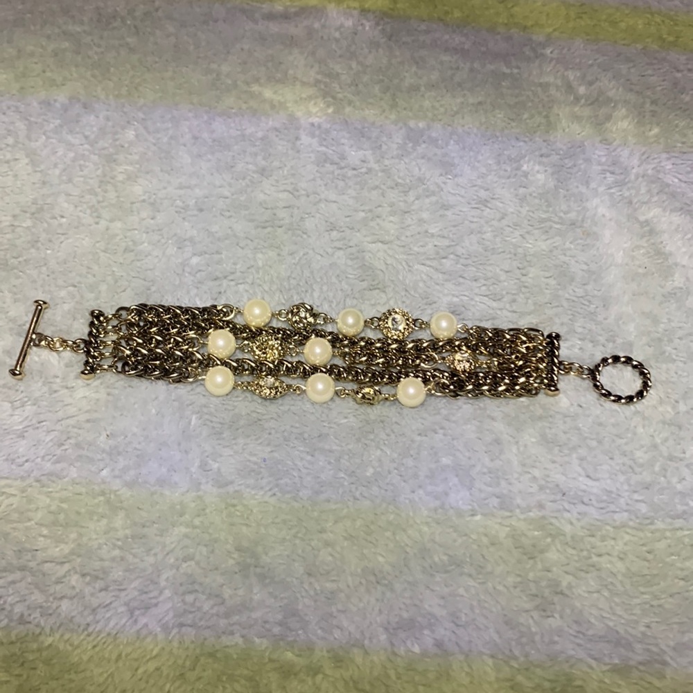 Bella Jack 3 Strand Toggle Bracelet